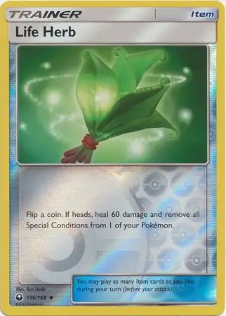 Celestial Storm Life Herb #136/168 reverse holo